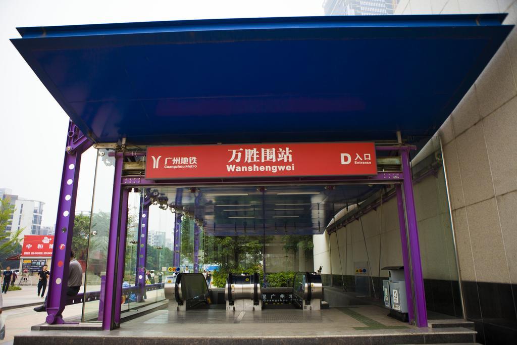 Guangzhou Yi Long International Apartment Exteriör bild